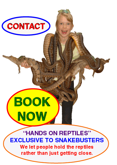 REPTILE PARTIES, PARTY WITH SNAKEBUSTERS